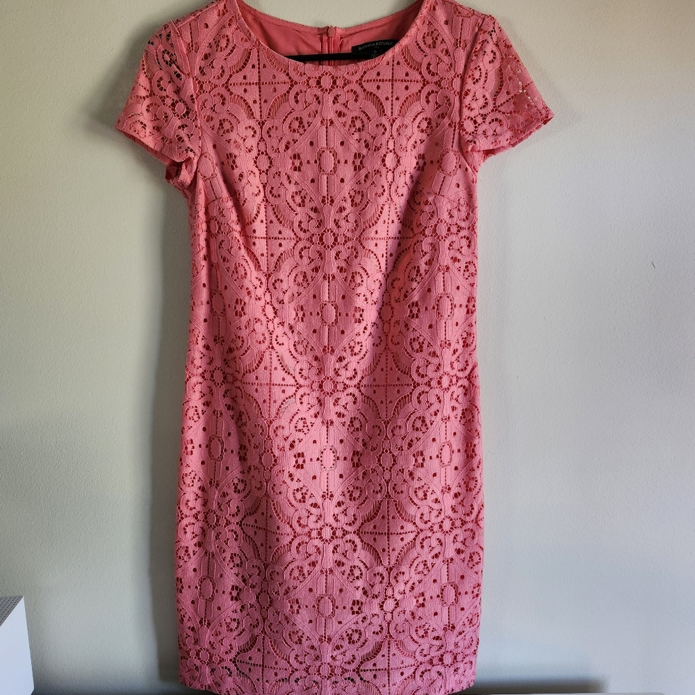 Pink Lace Dress